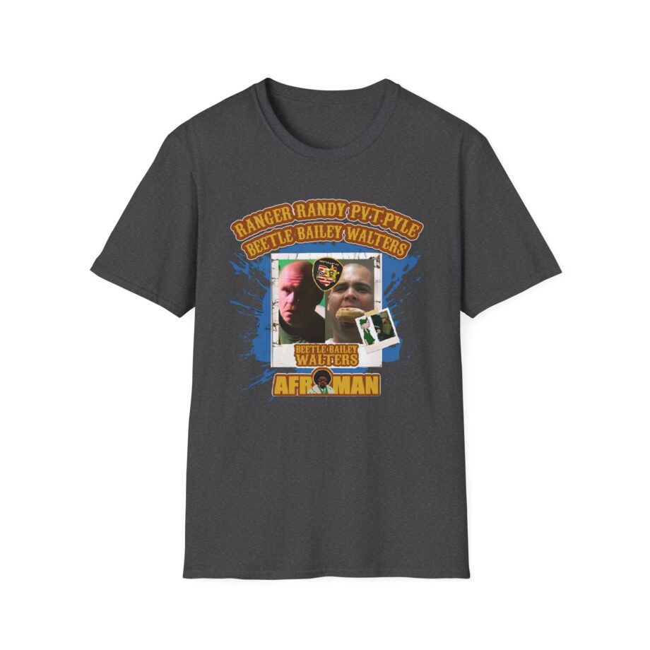Afroman Ranger Randy Prvate Pyle Beetle Bailey Walters Unisex Softstyle T-Shirt