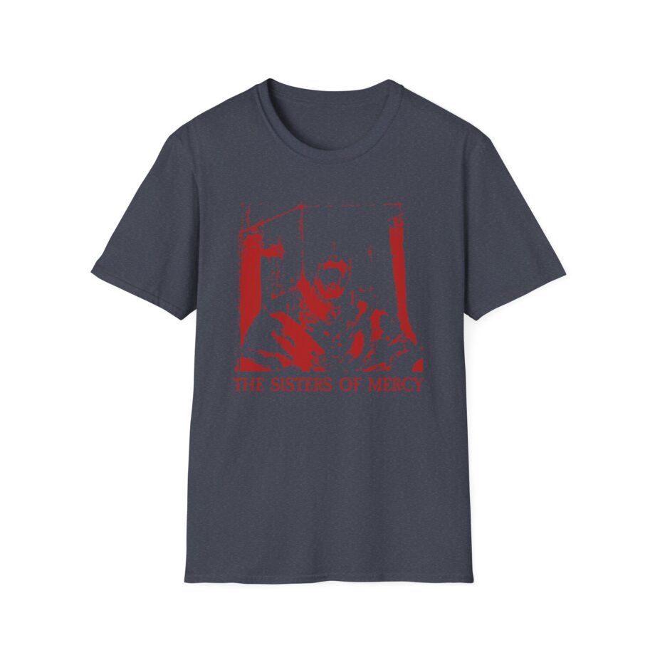 The Sisters Of Mercy Red Scream Unisex Softstyle T-Shirt
