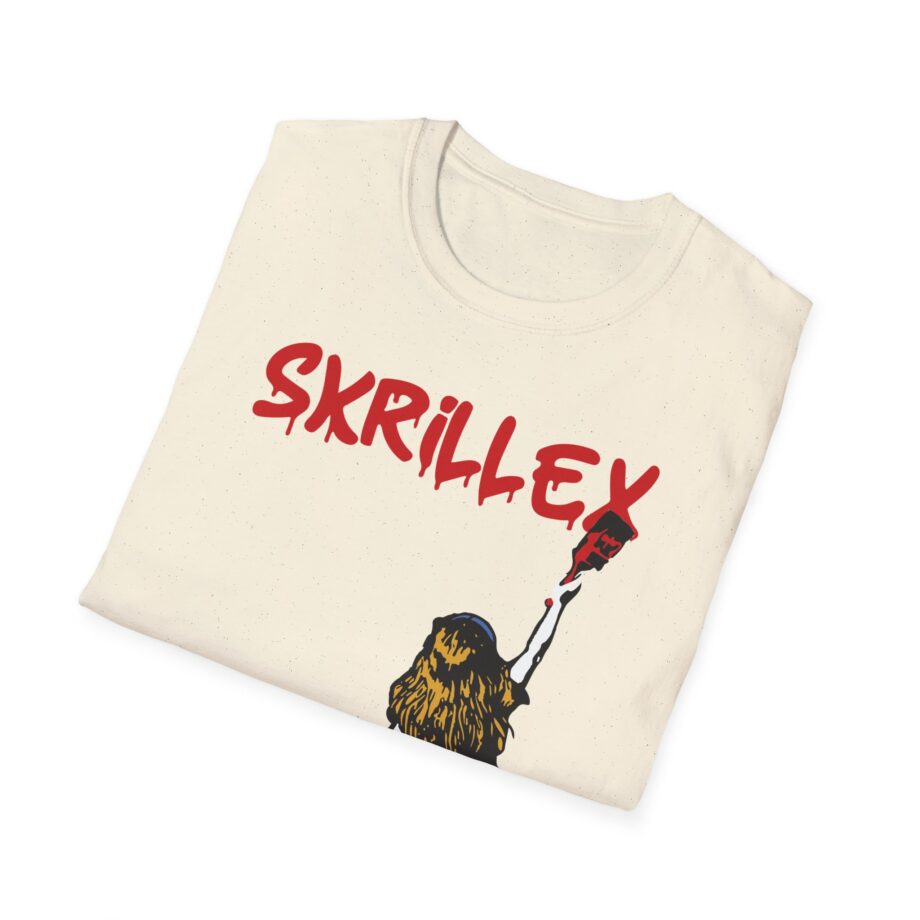 skrillex red girl Unisex Softstyle T-Shirt