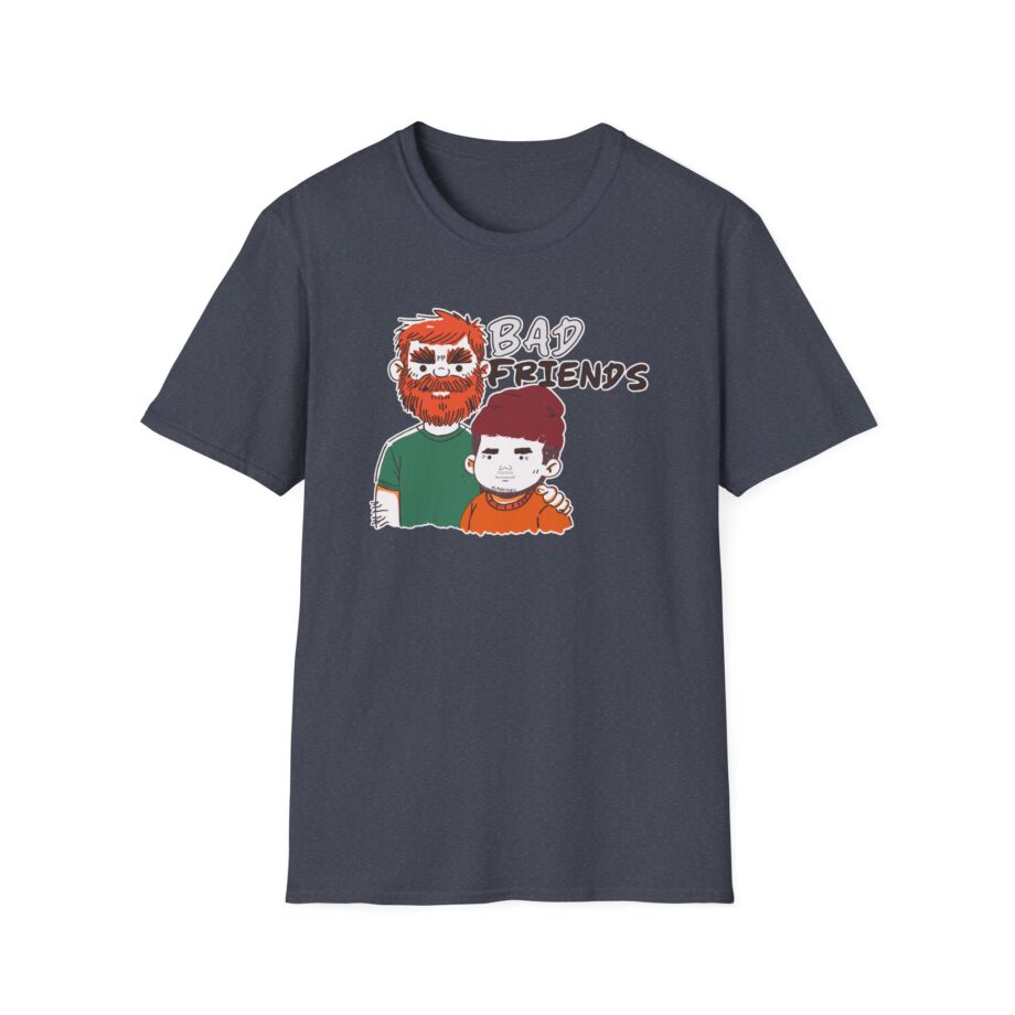 Bad Friends Hairy Unisex Softstyle T-shirt
