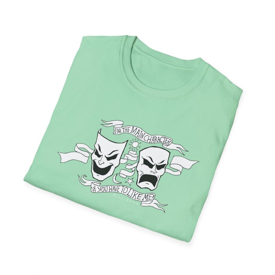 Will Wood the Main Character Unisex Softstyle T-shirt