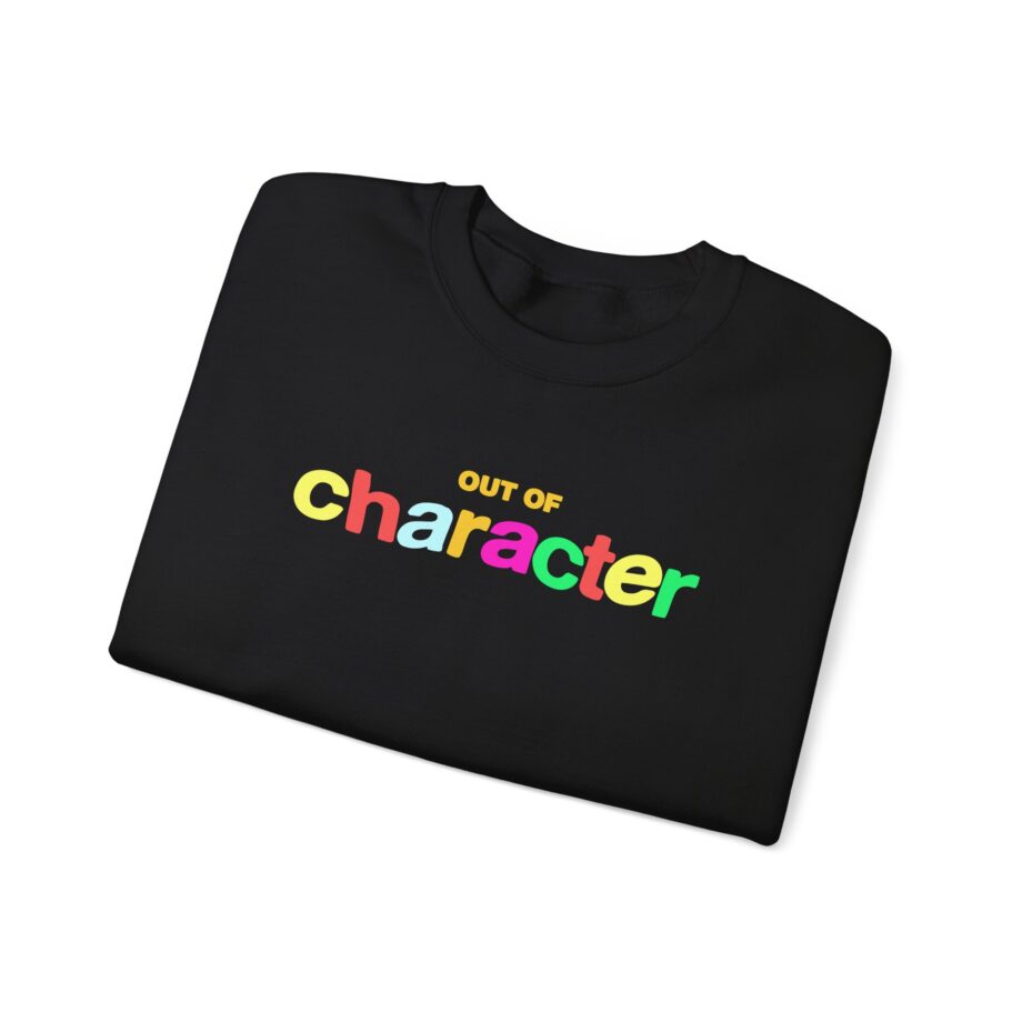 Slushy Noobz  Out Of Character Unisex Heavy Blend Crewneck Sweatshirt