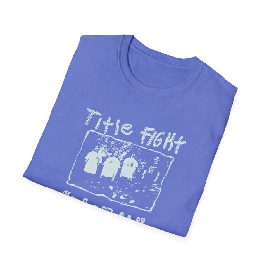 Title Fight Floral Green Unisex Softstyle T-Shirt