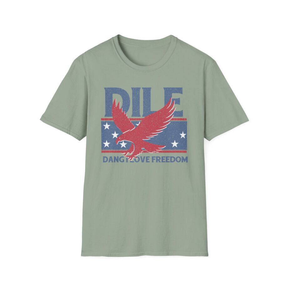 Sadie Crowell Dilf Dang I Love Freedom Unisex Softstyle T-shirt