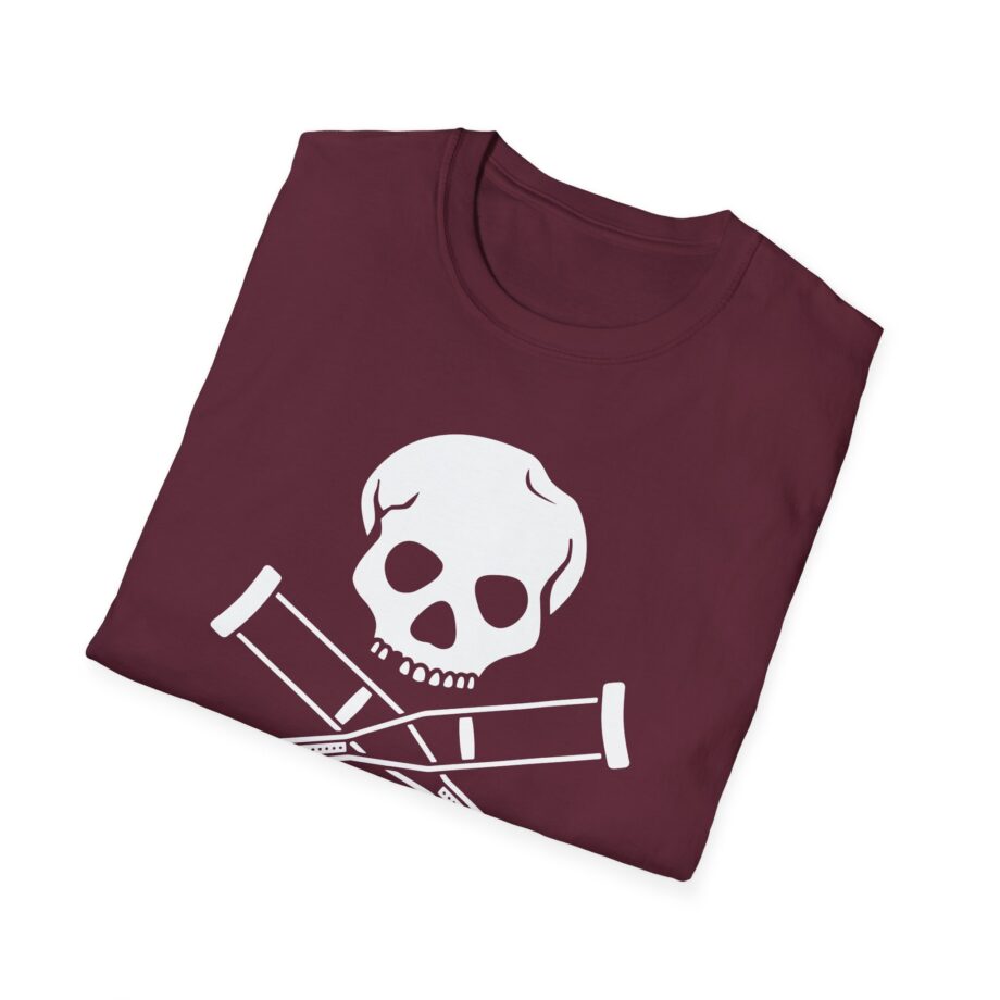 Jackass Skull and Crutches Unisex Softstyle T-Shirt