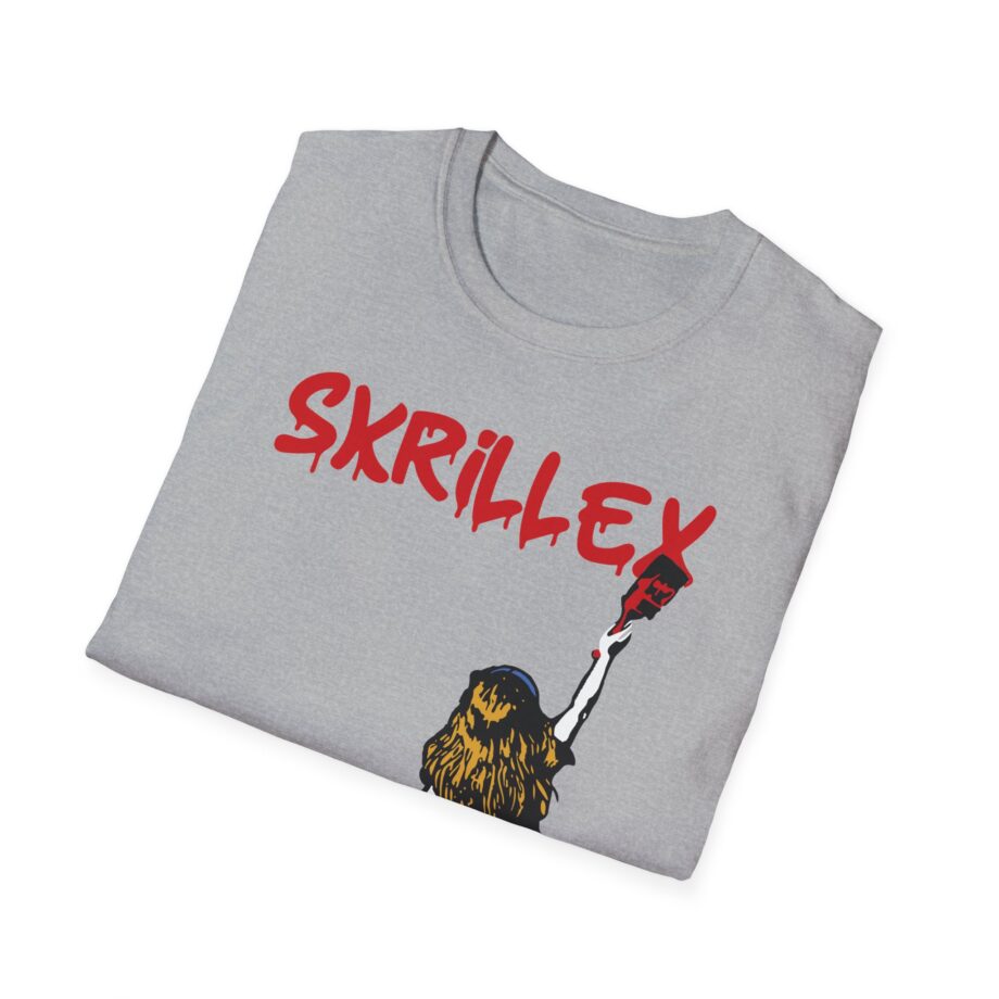 skrillex red girl Unisex Softstyle T-Shirt