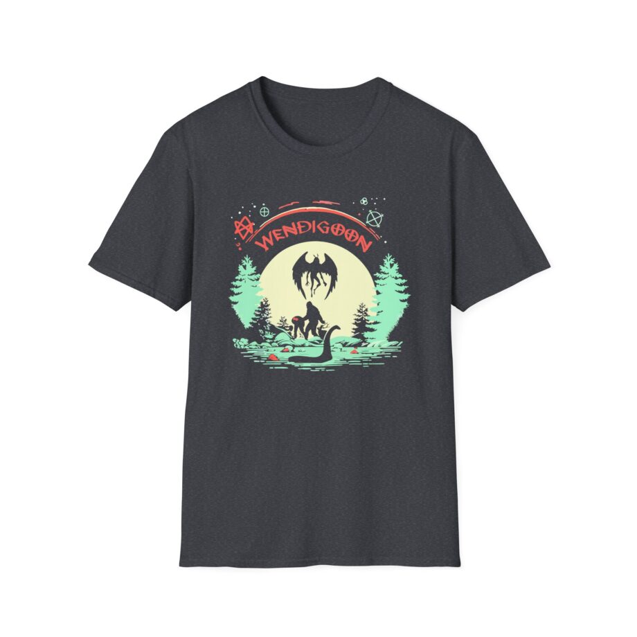 Wendigoon Cryptids on Tour Unisex Softstyle Tee