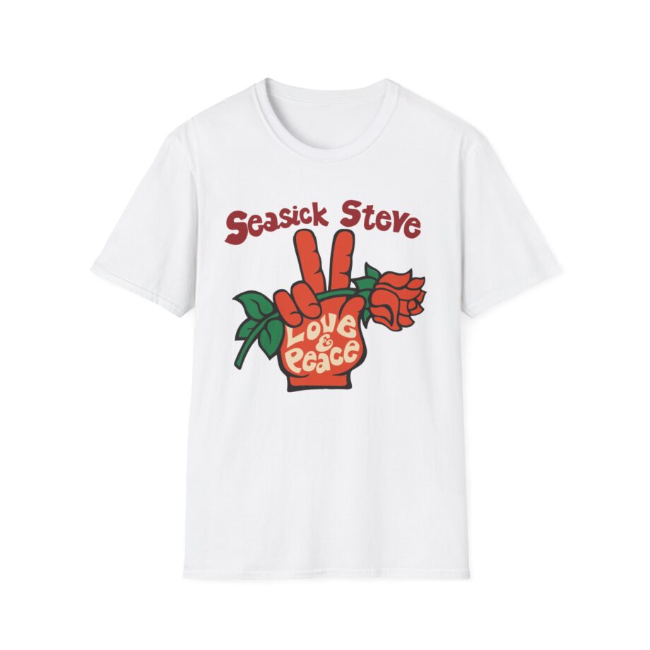 Seasick Steve Love & Peace Unisex Softstyle T-Shirt
