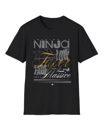 Ninja  Low Taper Fade Unisex Softstyle T-shirt