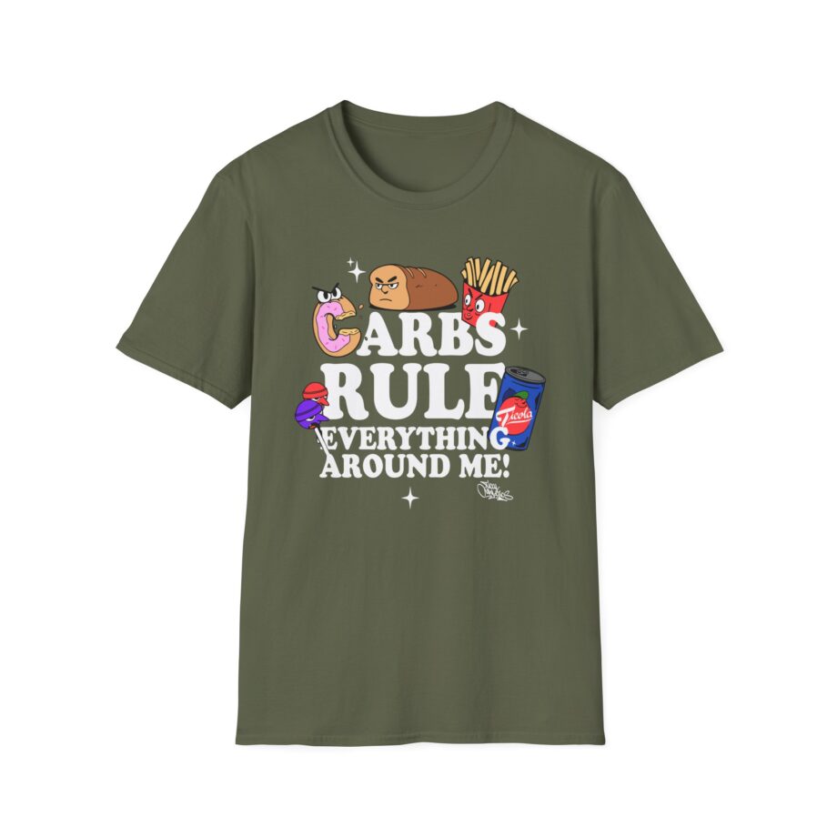 Method Man Carbs Rule Everything Around Me Unisex Softstyle T-shirt
