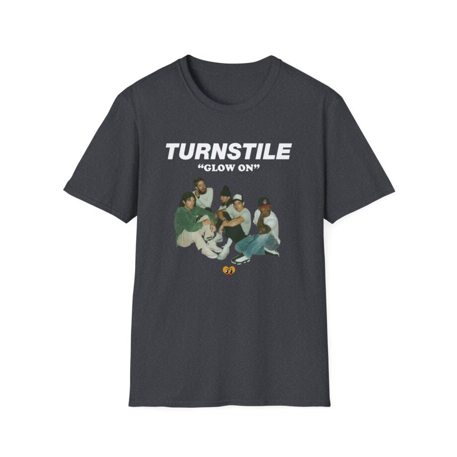 Turnstile Glow on Drawing Unisex Softstyle T-shirt