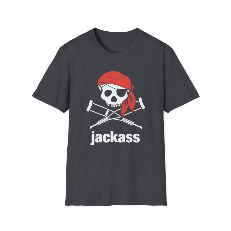 Jackass Skull and Crutches Unisex Softstyle T-Shirt