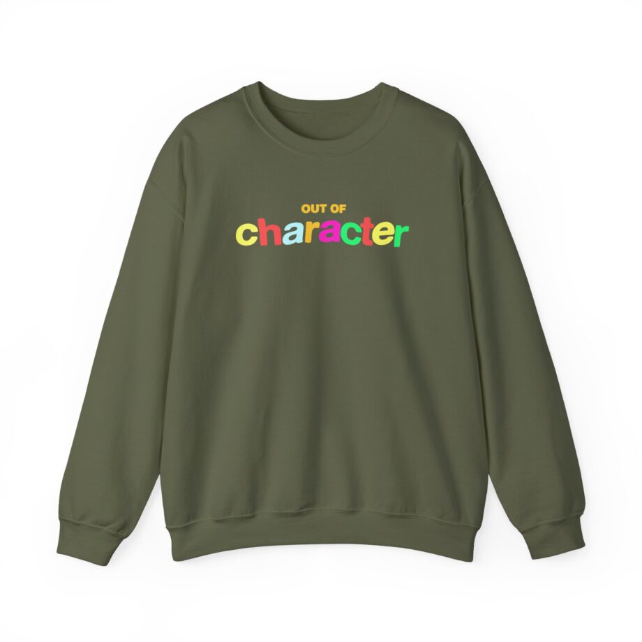 Slushy Noobz  Out Of Character Unisex Heavy Blend Crewneck Sweatshirt
