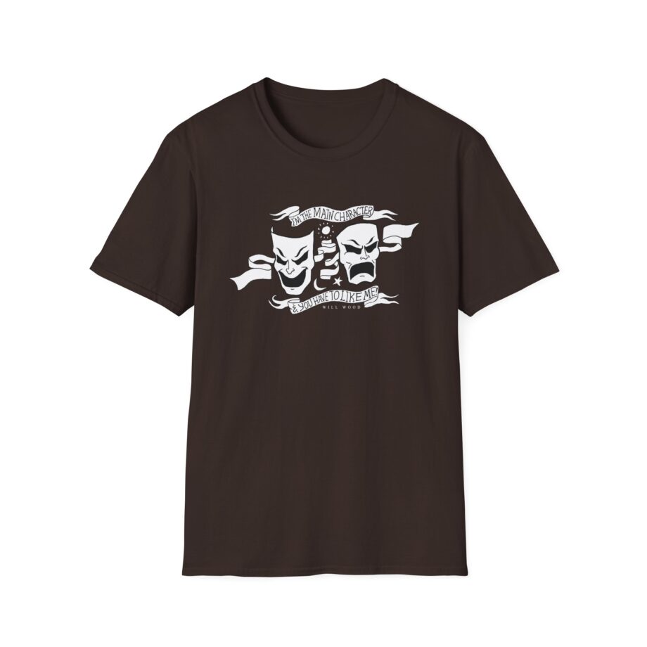 Will Wood the Main Character Unisex Softstyle T-shirt