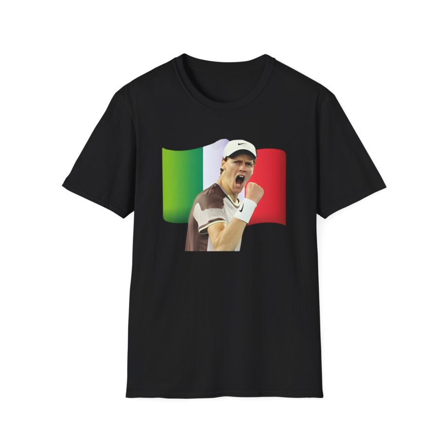 Jannik Sinner Italian Tennis Star Fan Unisex Softstyle T-Shirt