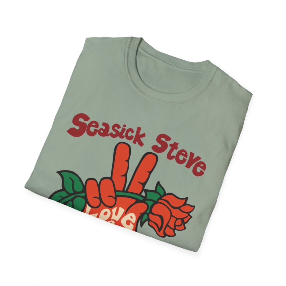 Seasick Steve Love & Peace Unisex Softstyle T-Shirt