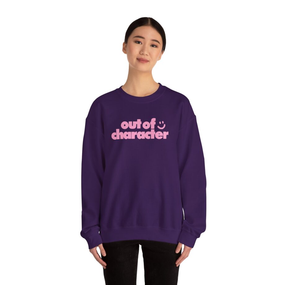 Slushy Noobz  Out Of Character Unisex Heavy Blend Crewneck Sweatshirt