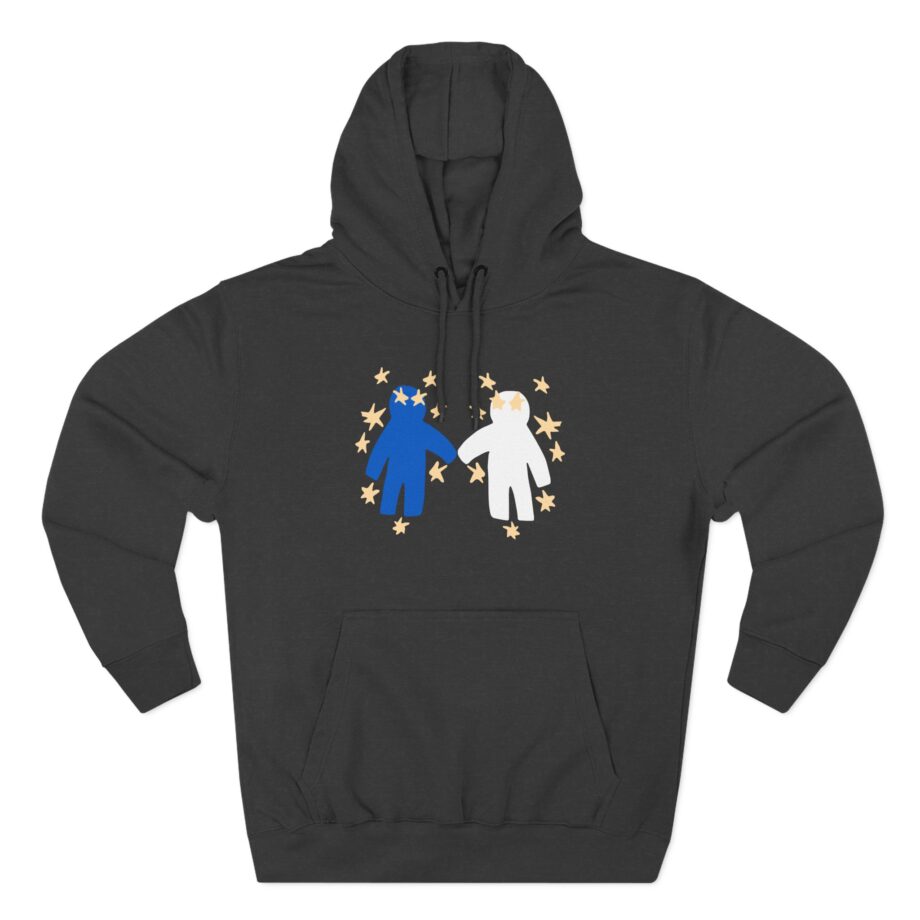 Slushy Noobz  Out Of Character Three-panel Fleece Hoodie