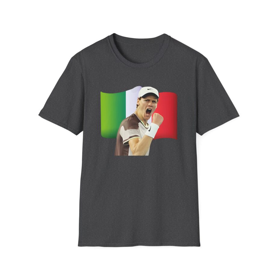 Jannik Sinner Italian Tennis Star Fan Unisex Softstyle T-Shirt