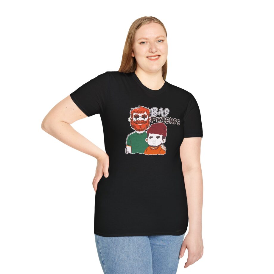 Bad Friends Hairy Unisex Softstyle T-shirt