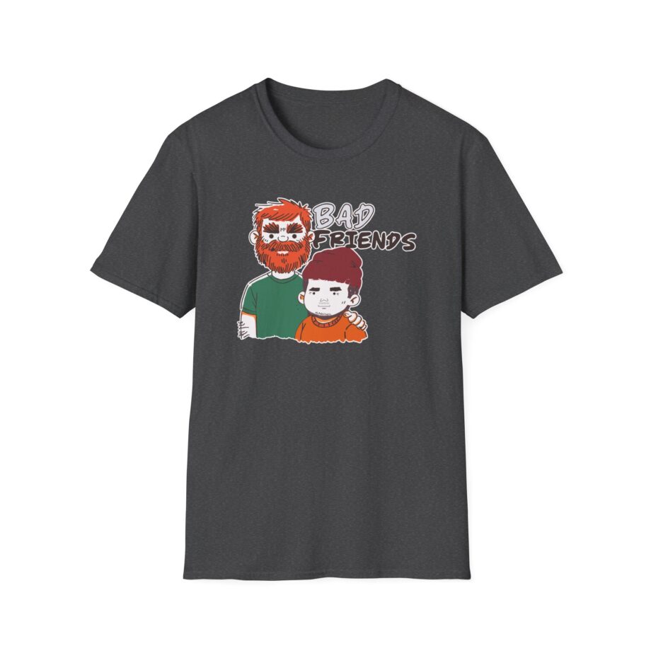 Bad Friends Hairy Unisex Softstyle T-shirt