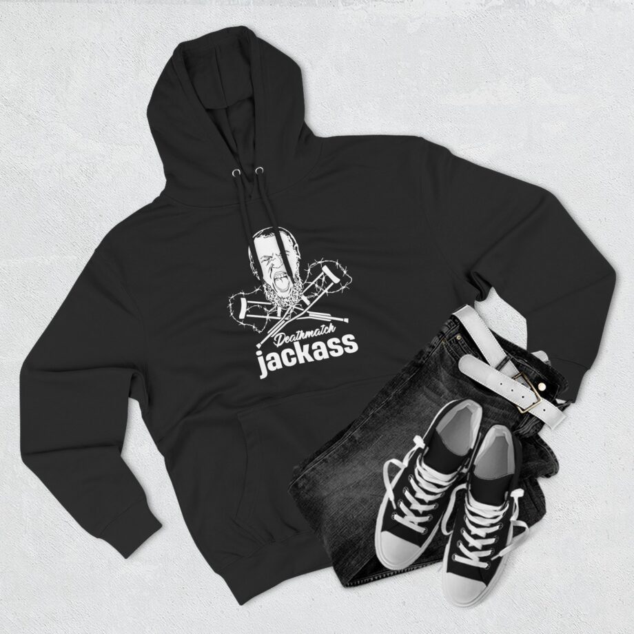 Dale Patricks-deathmatch Jackass Three-Panel Fleece Hoodie