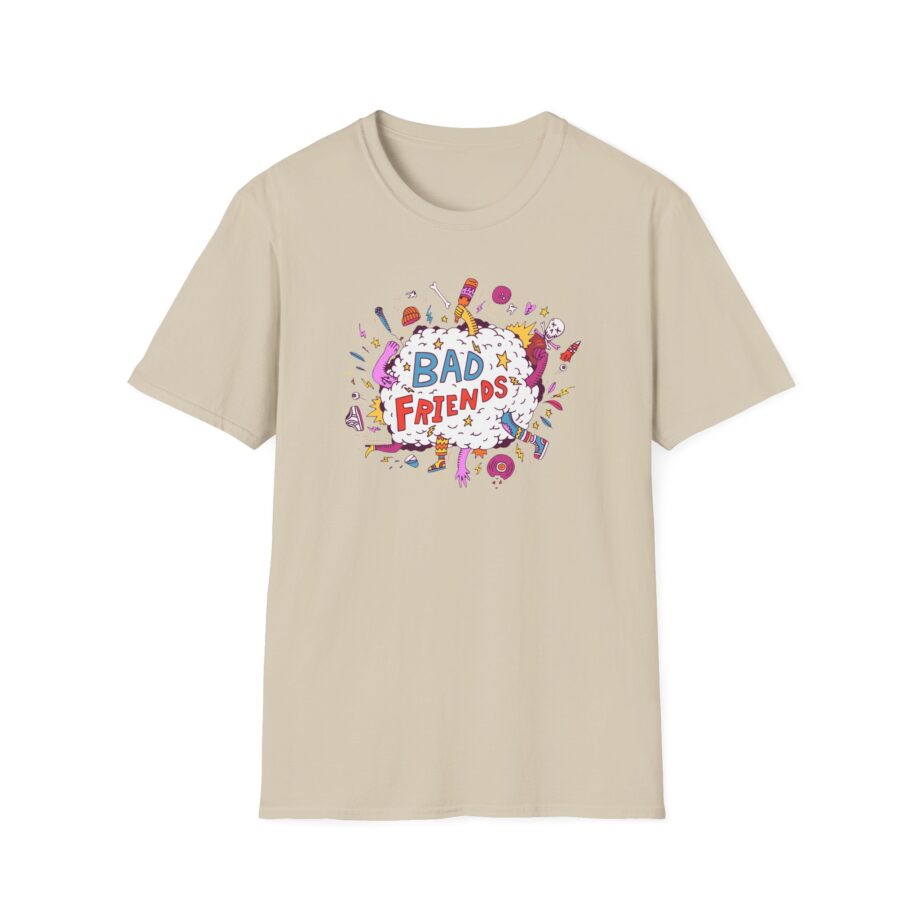 Bad Friends Fight Cloud Unisex Softstyle T-shirt