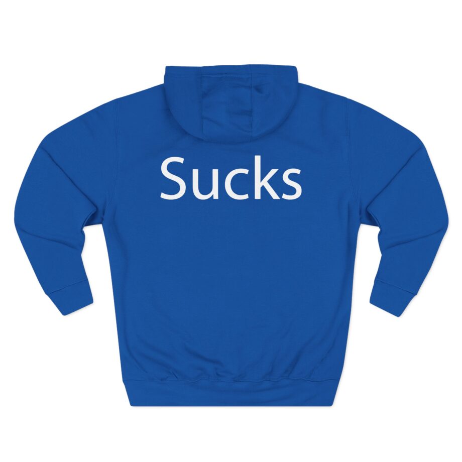 Martin Sucks Three-panel Fleece Hoodie