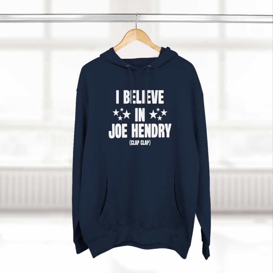 I Believe in Joe Hendry Three-Panel Fleece Hoodie