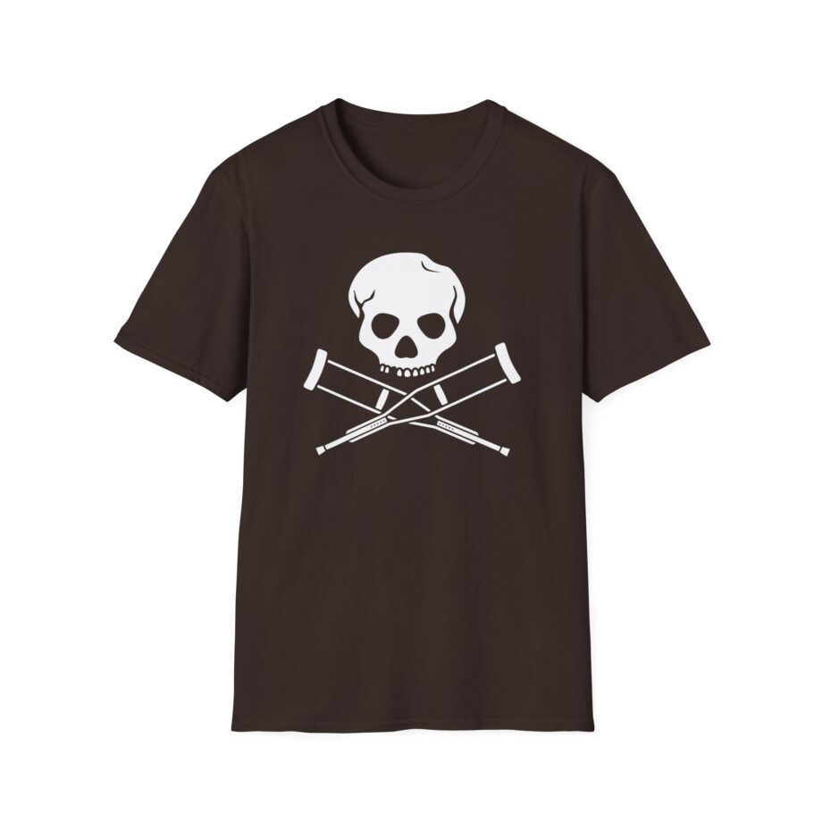 Jackass Skull and Crutches Unisex Softstyle T-Shirt