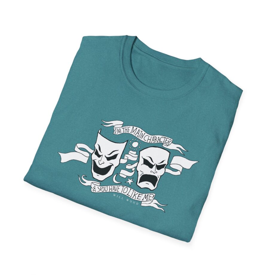 Will Wood the Main Character Unisex Softstyle T-shirt