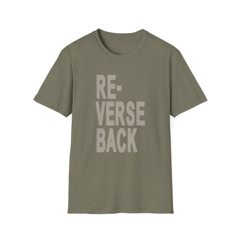 Armchair Expert Reverse Back Unisex Softstyle T-shirt