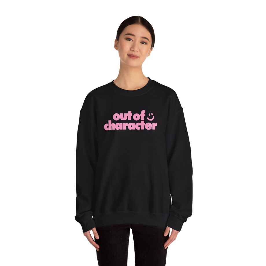 Slushy Noobz  Out Of Character Unisex Heavy Blend Crewneck Sweatshirt