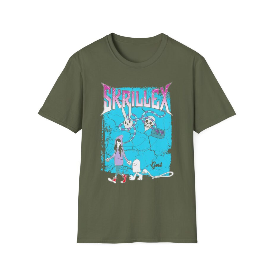 Skrillex Gost Album Cover  Unisex Softstyle T-Shirt