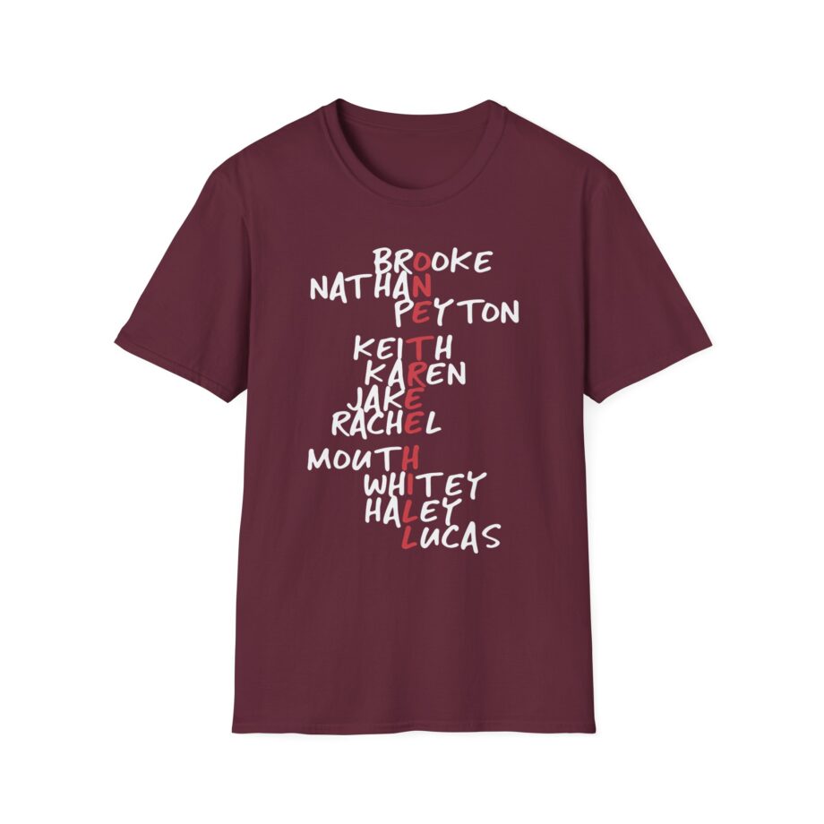 One Tree Hill Character Names Unisex Softstyle Tee