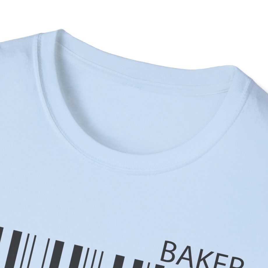 Maverick Barcode Baker Unisex Softstyle T-shirt