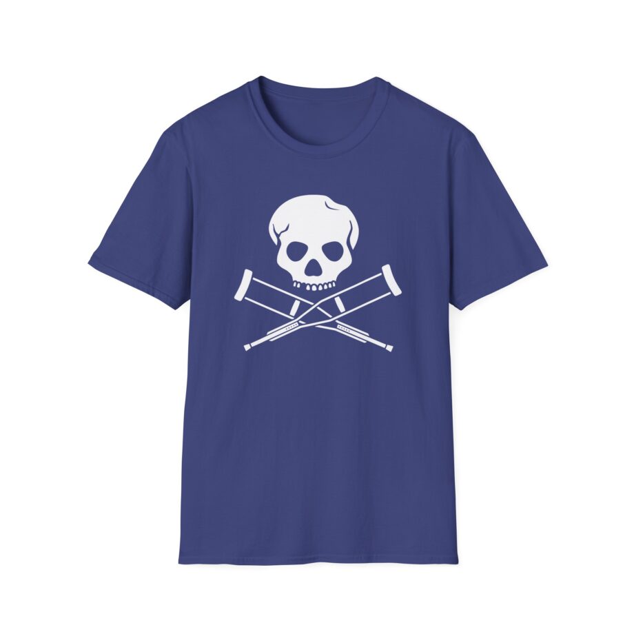 Jackass Skull and Crutches Unisex Softstyle T-Shirt