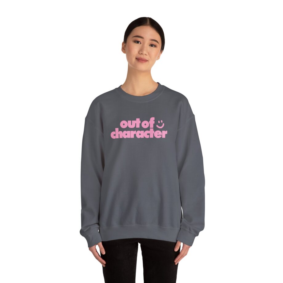 Slushy Noobz  Out Of Character Unisex Heavy Blend Crewneck Sweatshirt