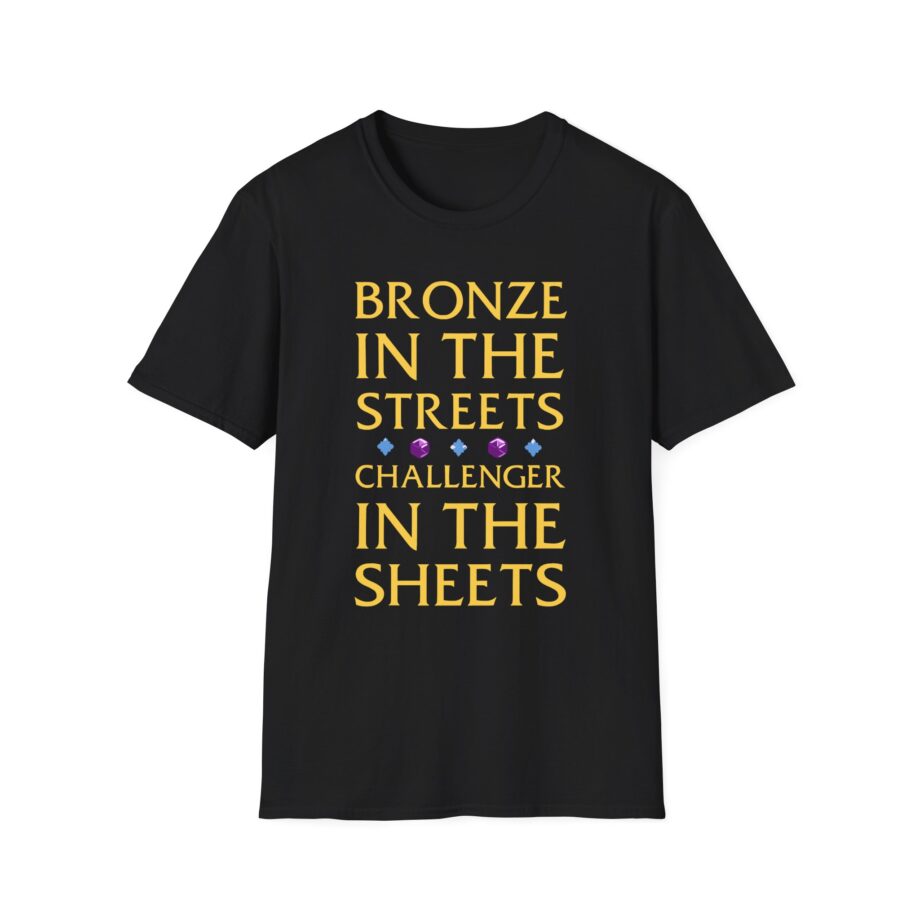 Mizkif Bronze in the Streets Challenger in the Sheets Unisex Softstyle T-shirt
