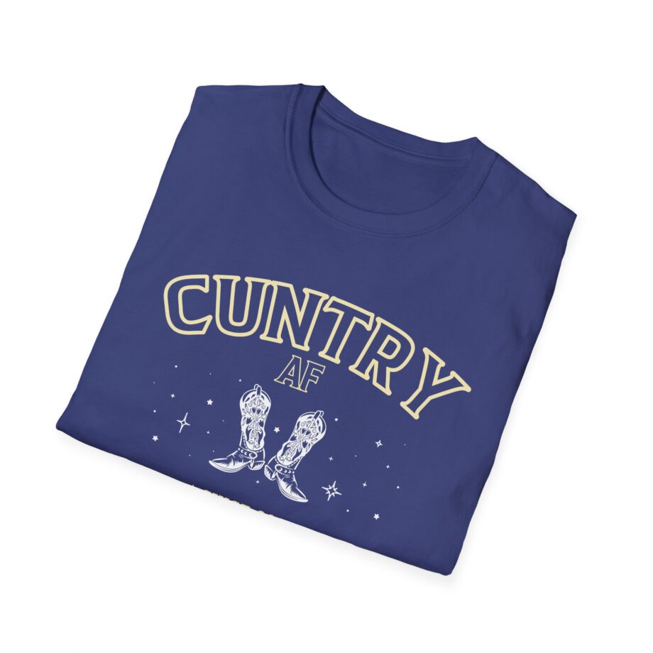 Sadie Crowell Cuntry Af Cropped Unisex Softstyle T-shirt