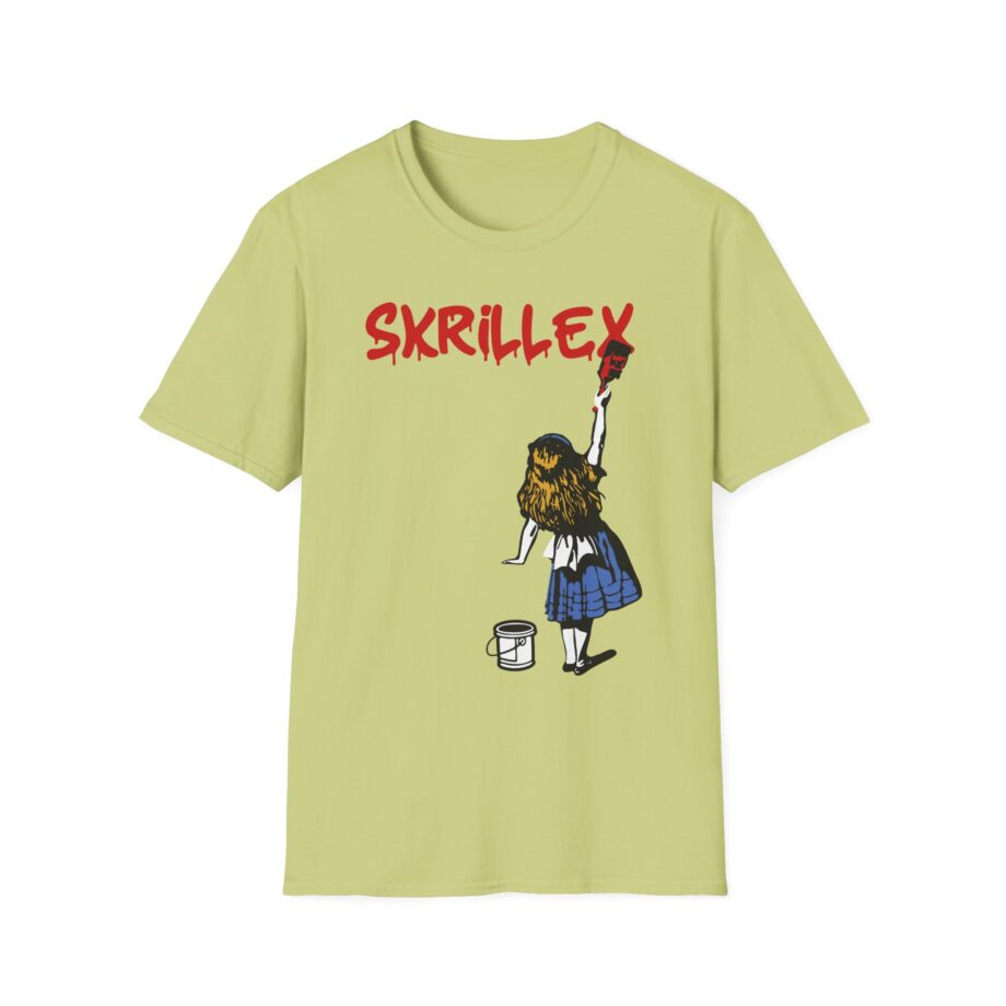 skrillex red girl Unisex Softstyle T-Shirt