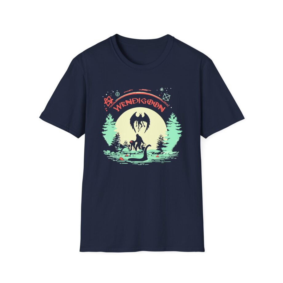 Wendigoon Cryptids on Tour Unisex Softstyle Tee