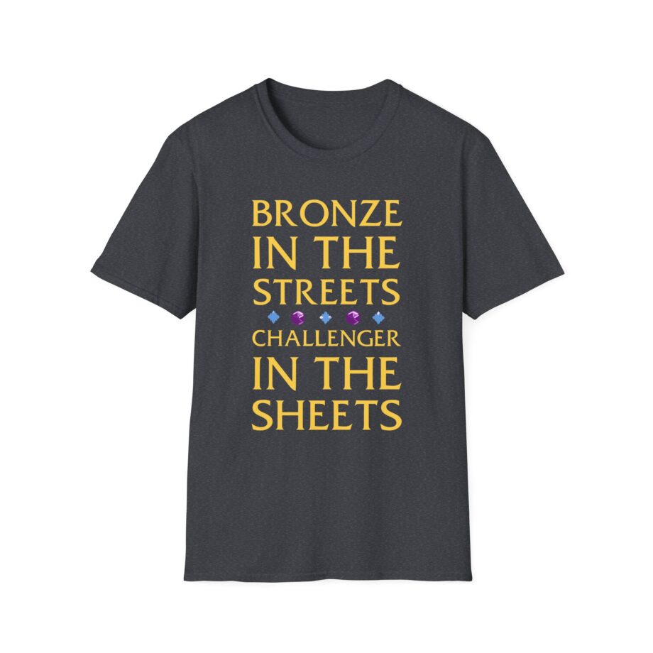 Mizkif Bronze in the Streets Challenger in the Sheets Unisex Softstyle T-shirt