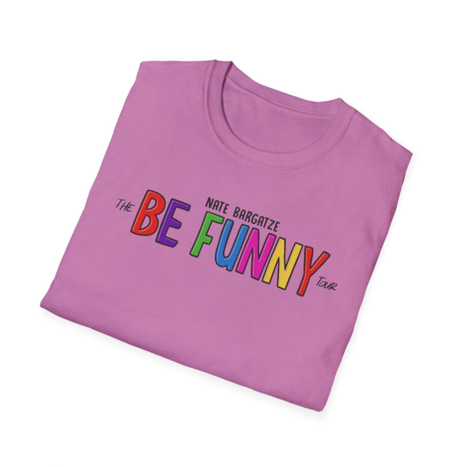 Nate Bargatze the Be Funny Tour Unisex Softstyle T-Shirt