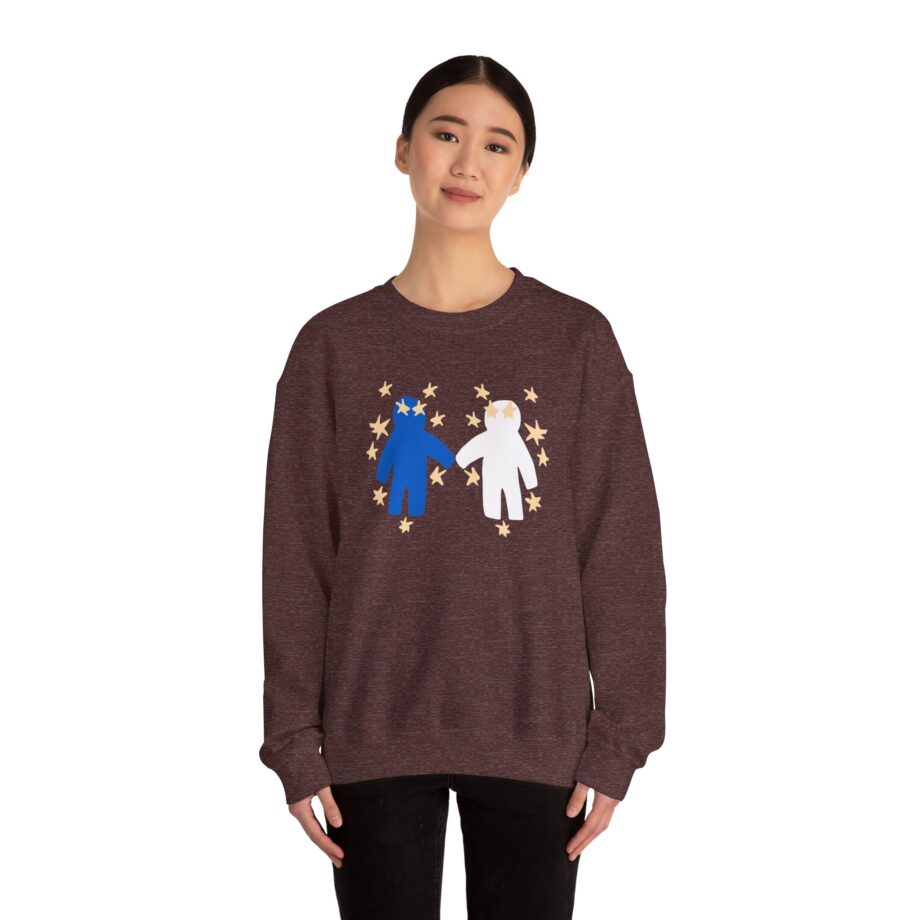 Slushy Noobz  Out Of Character Unisex Heavy Blend Crewneck Sweatshirt