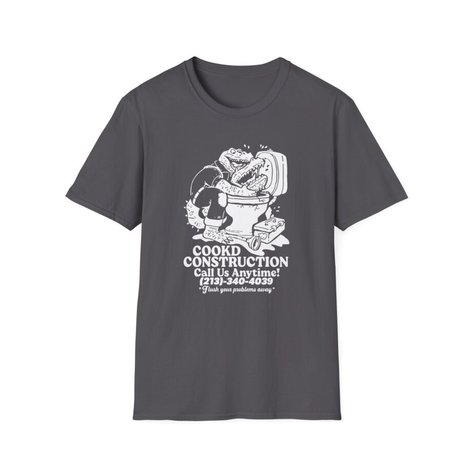 Lazarbeam  Cookd Construction Call Us Anytime Unisex Softstyle T-Shirt