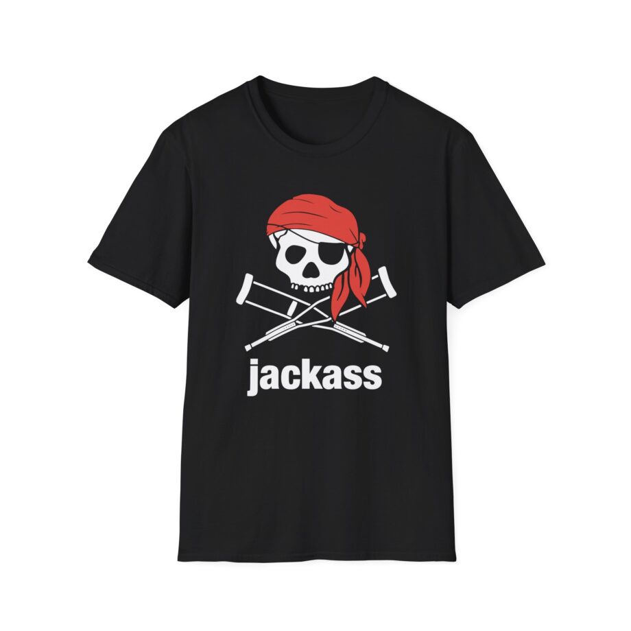 Jackass Skull and Crutches Unisex Softstyle T-Shirt