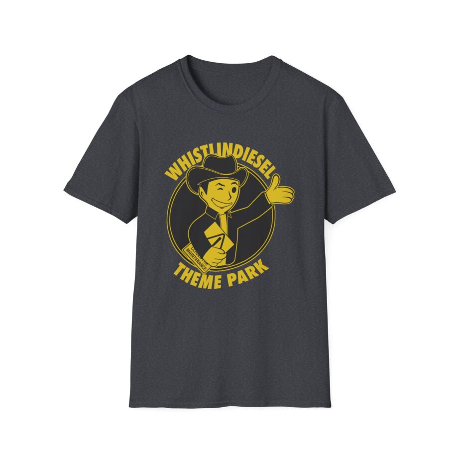 Whistlindiesel Theme Park Unisex Softstyle T-shirt