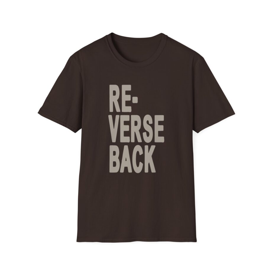 Armchair Expert Reverse Back Unisex Softstyle T-shirt