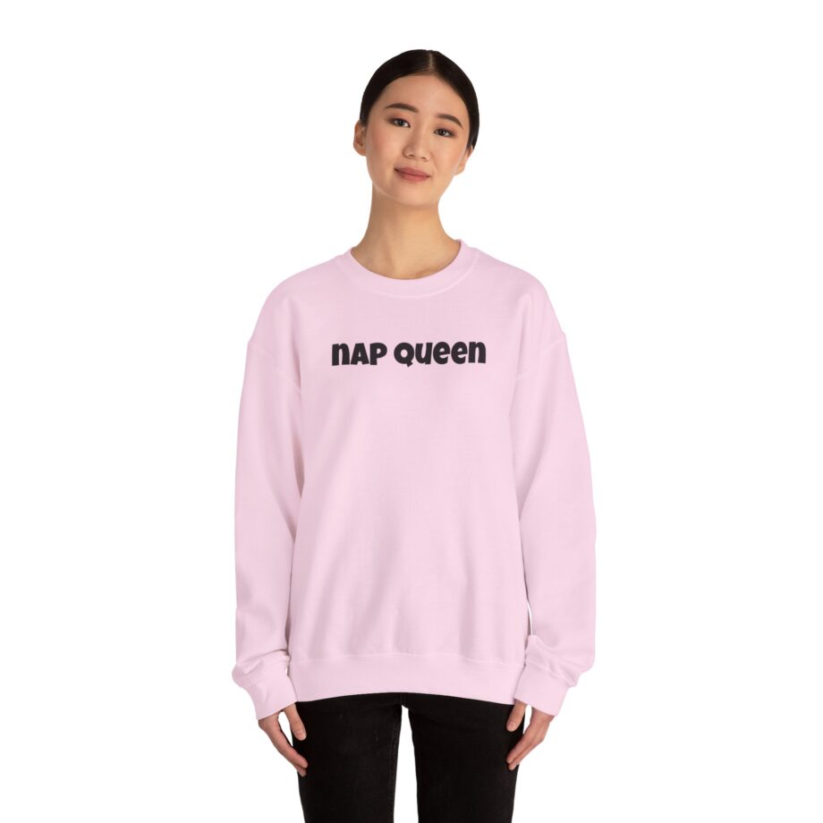 Slushy Noobz Nap Queen Unisex Heavy Blend Crewneck Sweatshirt